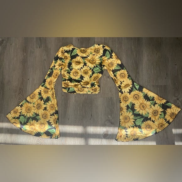 Dolls Kill / Current Mood | Peace N’ Love Crop Top - Picture 2 of 5